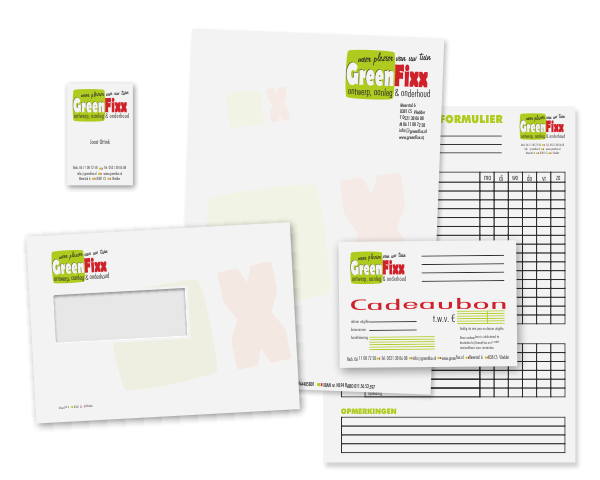 visitekaartjes briefpapier enveloppen
