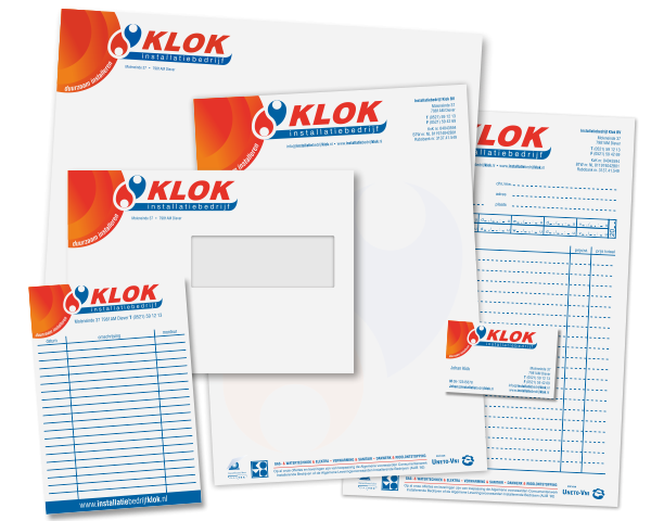 briefpapier visitekaartjes formulieren bonnen enveloppen