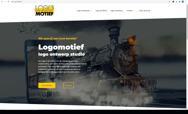 Webdesign voor Wordpress website Logomotief